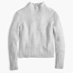 J. Crew Light Gray Turtleneck Sweater